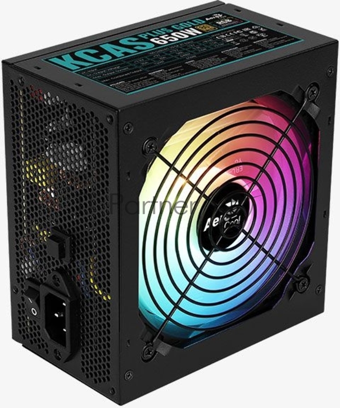 Блок питания Aerocool / Formula KCAS PLUS GOLD 650W, 650Вт, 120мм, 80 PLUS Gold, черный