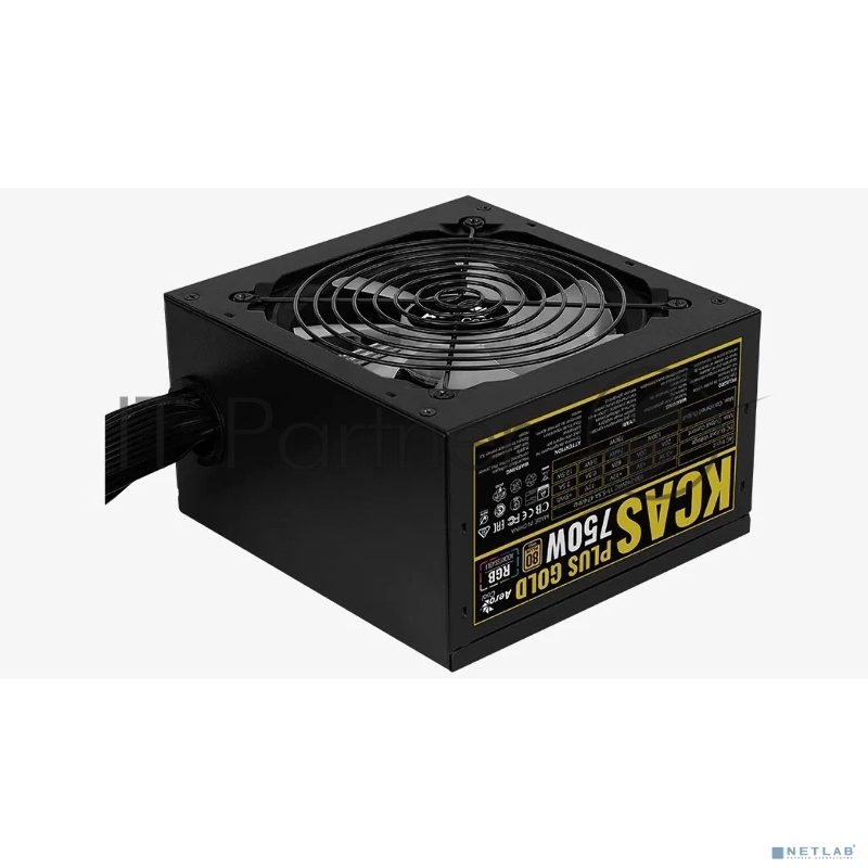 Блок питания Aerocool / Formula KCAS PLUS GOLD 750W (750W, ATX v2.4, APFC, Fan ARGB 12cm, 80+ Gold, Retail)