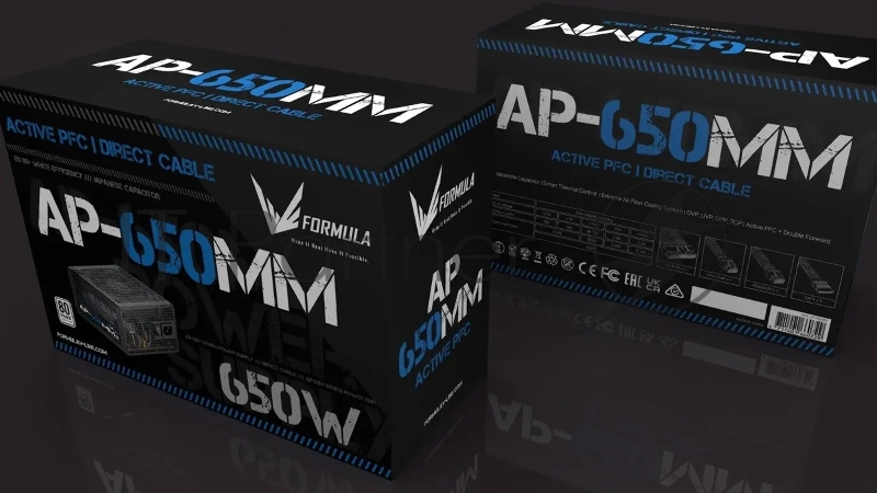 Блок питания Aerocool / Formula ATX 650W AP-650ММ 80 PLUS WHITE (20+4pin) APFC 120мм fan 6xSATA RTL