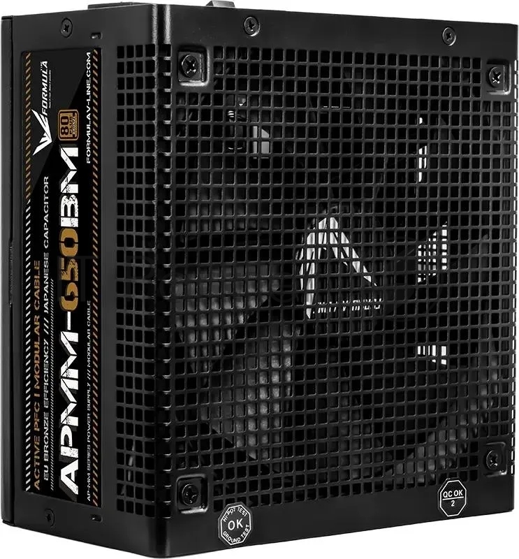 Блок питания Aerocool / Formula ATX 650W APMM-650BM 80+ bronze (20+4pin) APFC 140мм fan 6xSATA Cab Manag RTL