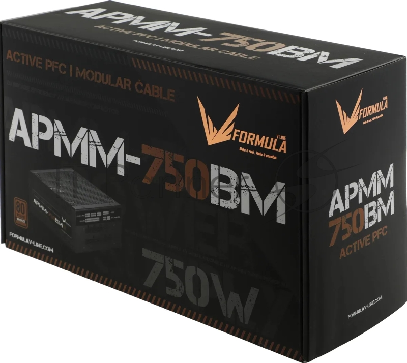 Блок питания Aerocool / Formula ATX 750W APMM-750BM 80+ bronze (20+4pin) APFC 140мм fan 6xSATA Cab Manag RTL