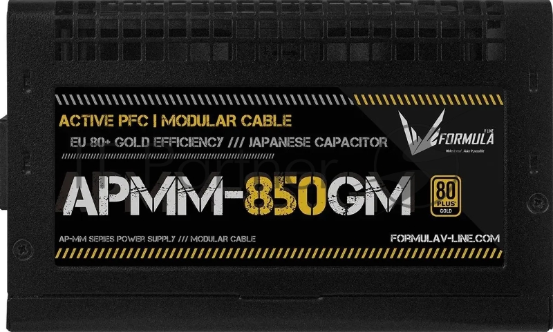 Блок питания Aerocool / Formula ATX 850W APMM-850GM Gen.5 80 PLUS gold (20+4pin) APFC 120мм fan 8xSATA Cab Manag RTL